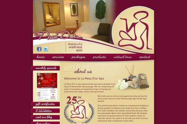 WordPress website example screenshot