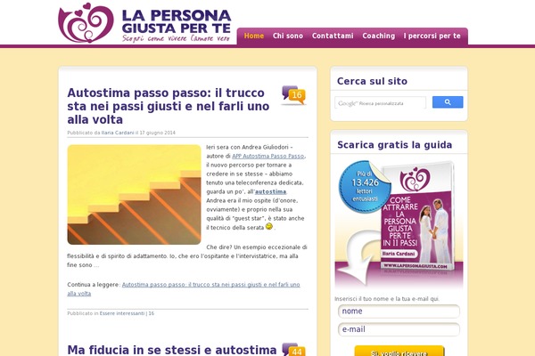 LaPersonaGiusta2019 theme websites examples