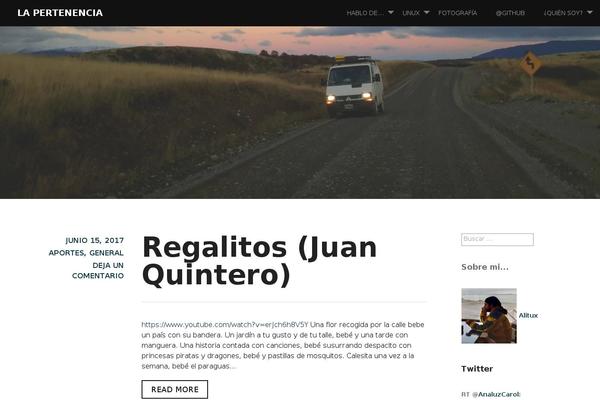 WordPress website example screenshot