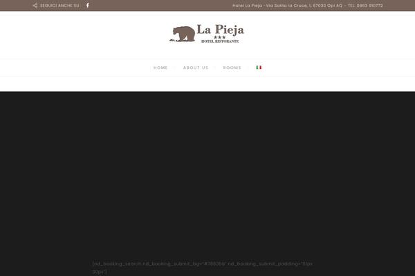 lapieja.it site used HotelBooking