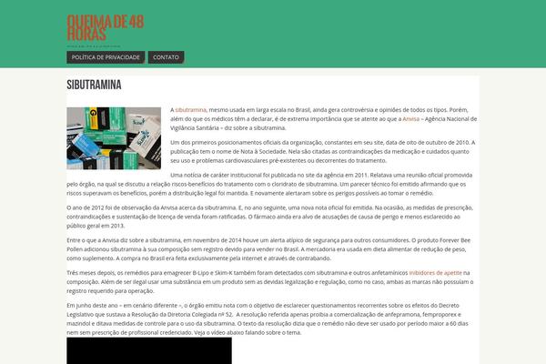 Parabola theme site design template sample