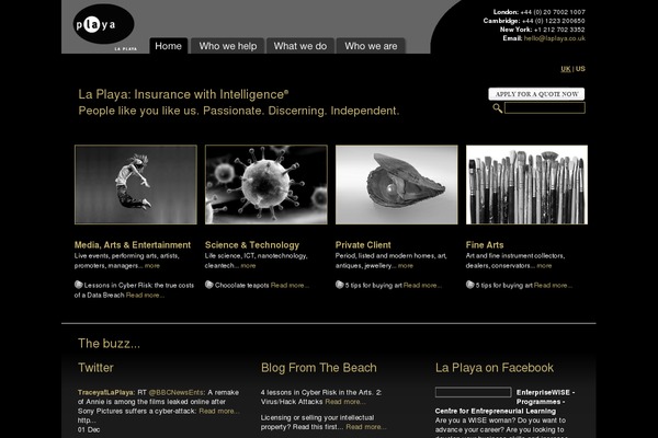 laplaya.co.uk site used Titan
