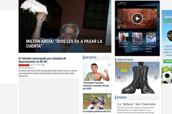 laprensa.com.ni site used Laprensa