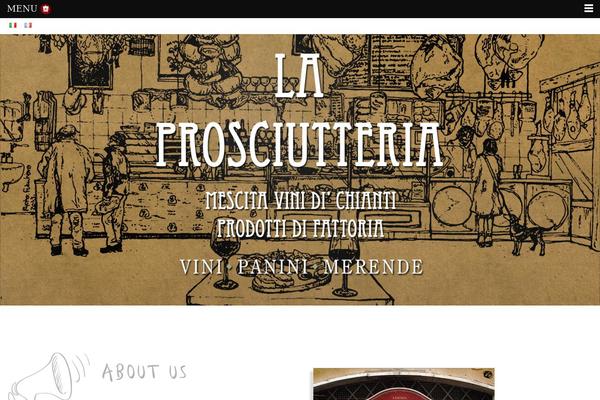 laprosciutteria.com site used La-prosciutteria