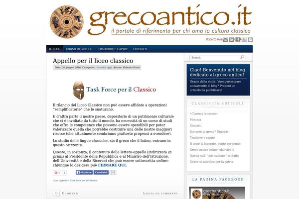 Twenty Ten theme site design template sample
