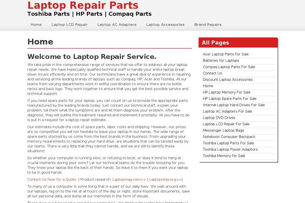 laptoprepairparts.net site used Business Mind