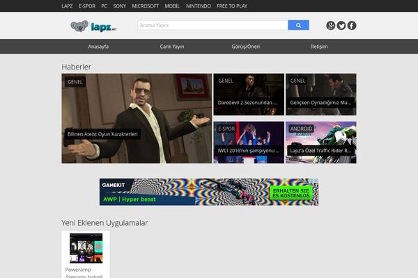 lapz.net site used Sapptheme