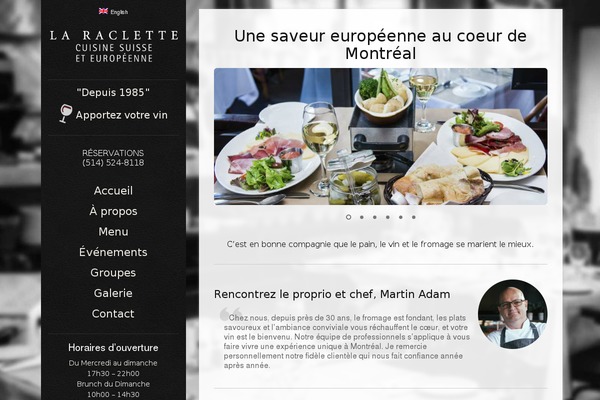 laraclette.ca site used Eatery