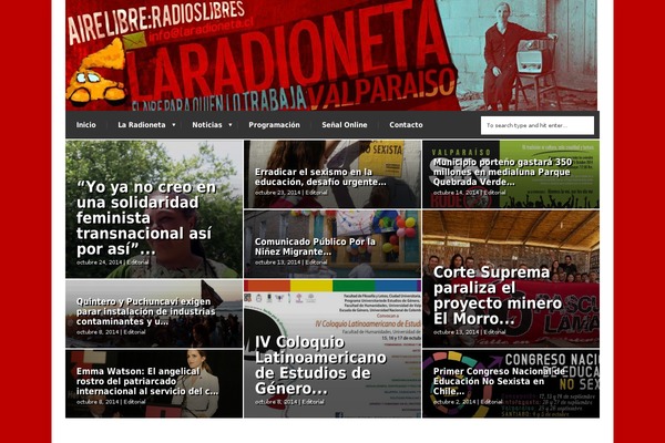 laradioneta.cl site used Extranews