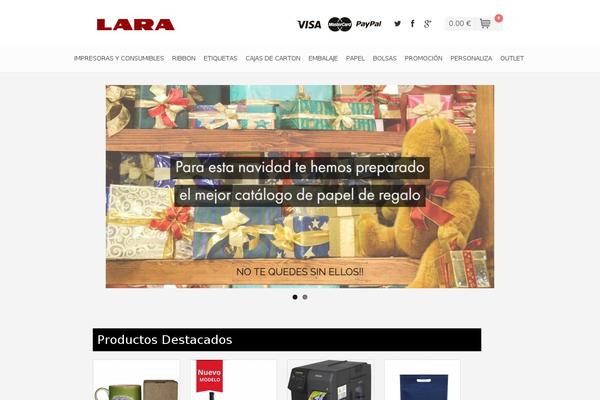 Lara theme site design template sample