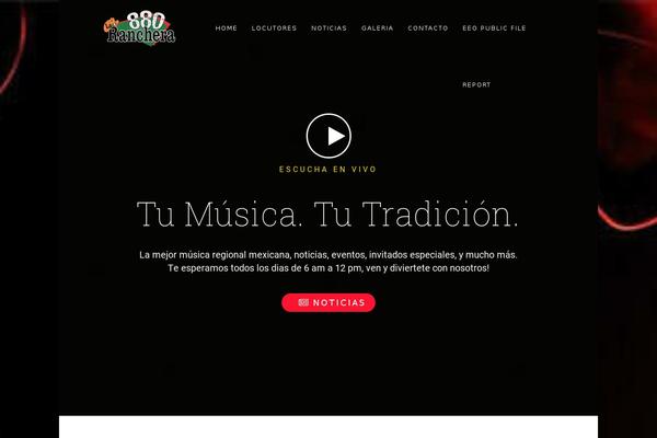 WordPress website example screenshot