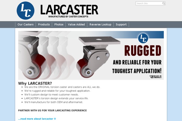 larcaster.com site used Castersites-larcaster-child