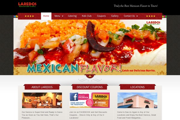 The Restaurant theme site design template sample