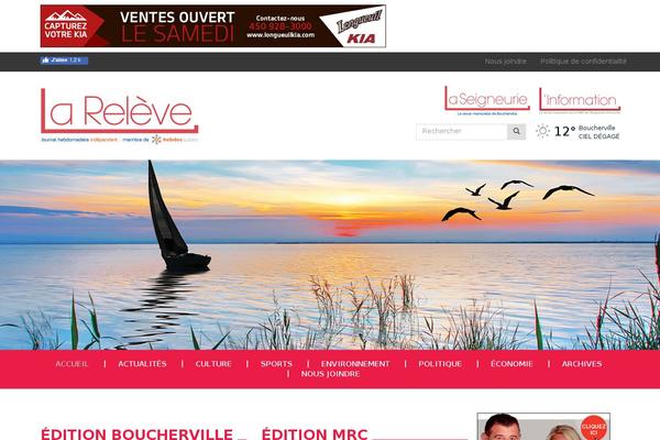 lareleve.qc.ca site used Eznewzsite
