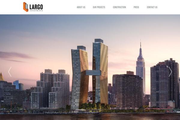 Largo theme site design template sample