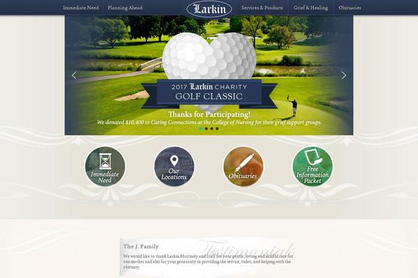 larkin theme websites examples