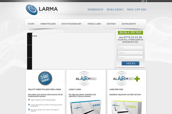 larma.se site used Larma_theme