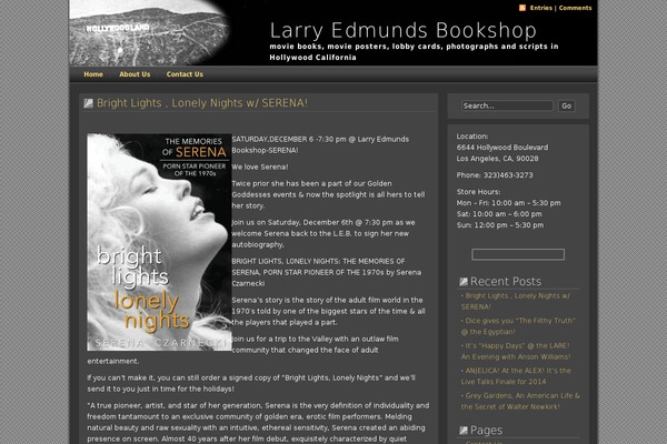 louisebrooks theme site design template sample