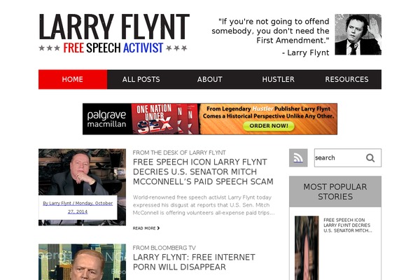 larryflynt.com site used Lf