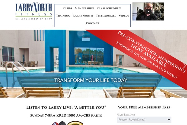 larrynorthfitness.com site used Larrynorth