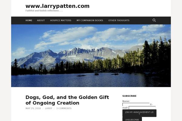 WordPress website example screenshot