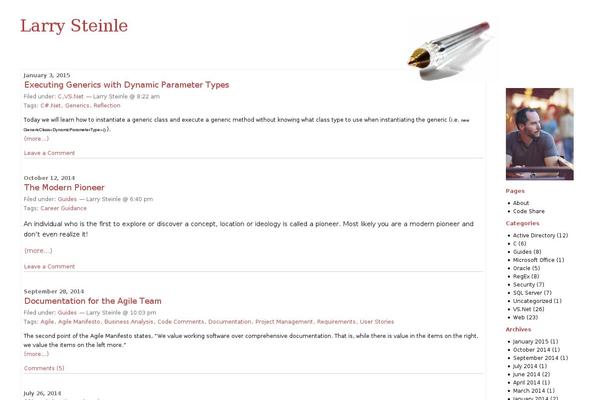 WordPress website example screenshot