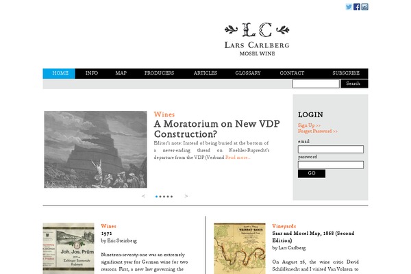 larscarlberg.com site used Carlberg