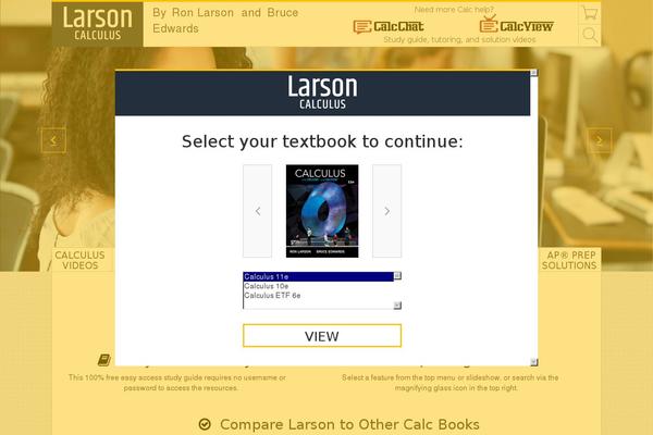 larsoncalculus.com site used Larsons2