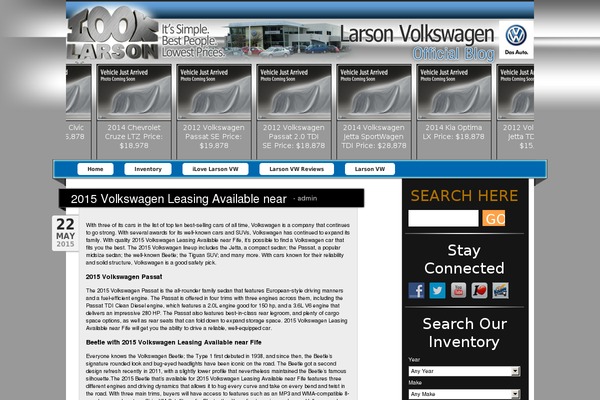 larsonvwblog.com site used Back2black
