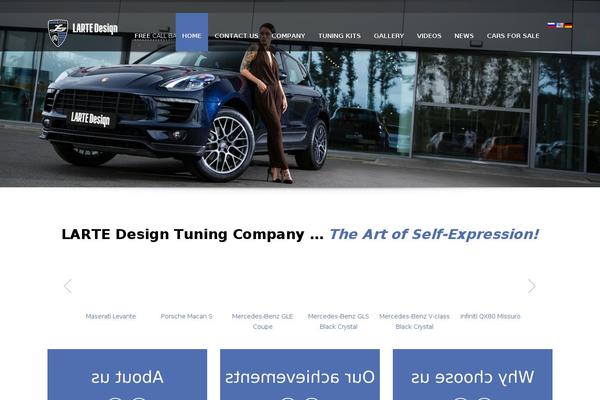 larte-design.com site used Automotive Car Dealership Business WordPress Theme