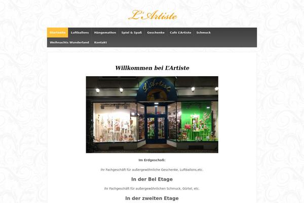 WordPress website example screenshot