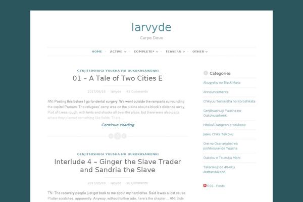 WordPress website example screenshot