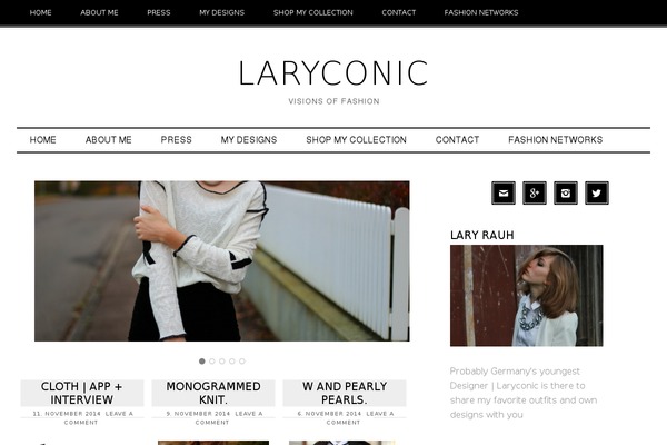 laryconic.com site used Bridge