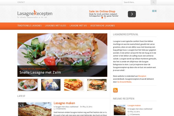 Foodpress theme site design template sample