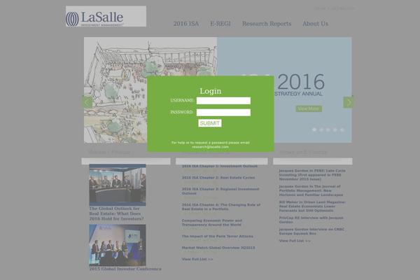 Isa theme site design template sample