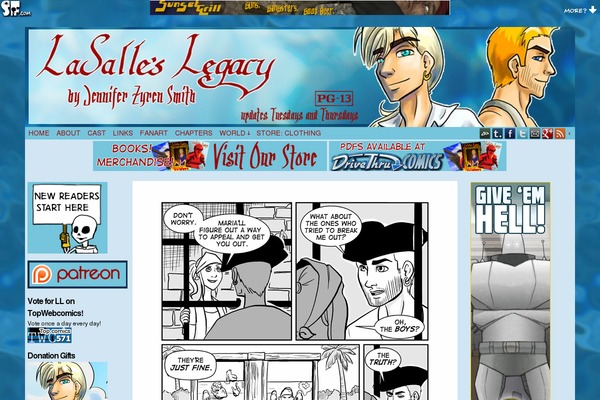 ComicPress theme site design template sample