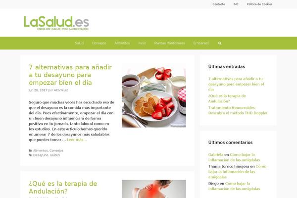 lasalud.es site used Blossom-pin-pro