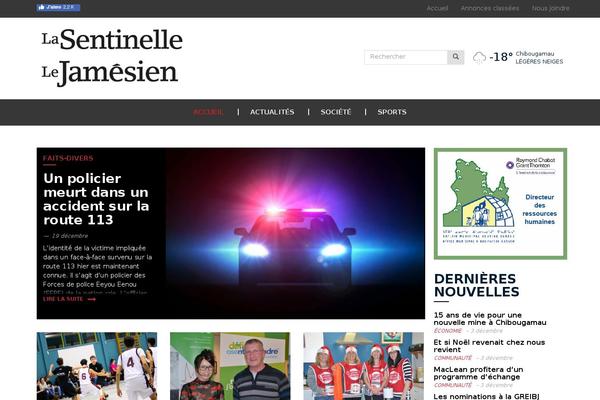 lasentinelle.ca site used Eznewzsite
