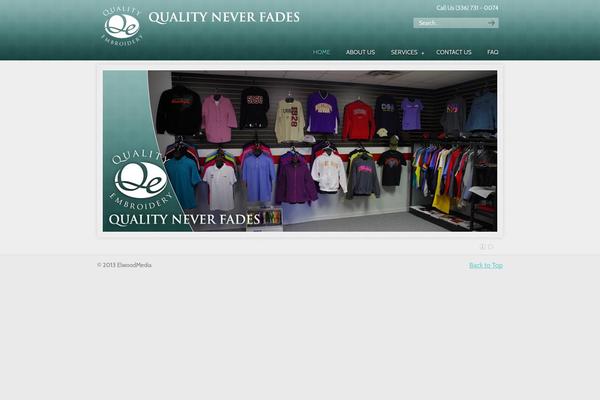 WordPress website example screenshot