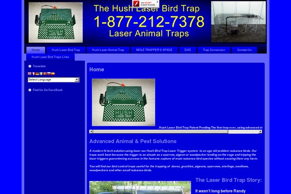 laserbirdcontroltrap.com site used Laserbirdtrap