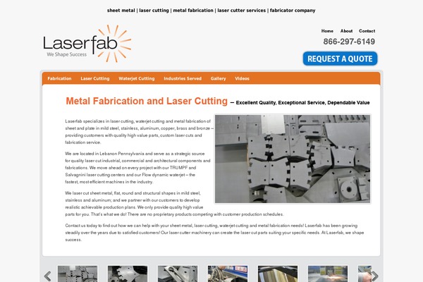 laserfab.net site used Laserfab