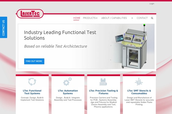 lasertec.ie site used Lasertec