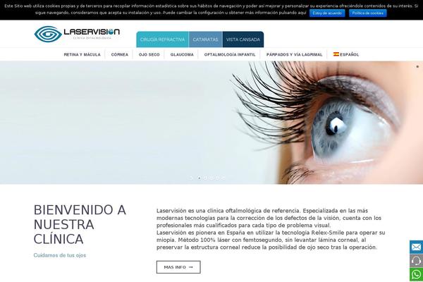 laservision.es site used Avada Child Theme