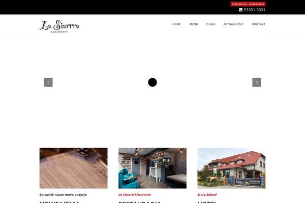 Chicagorestaurant theme site design template sample