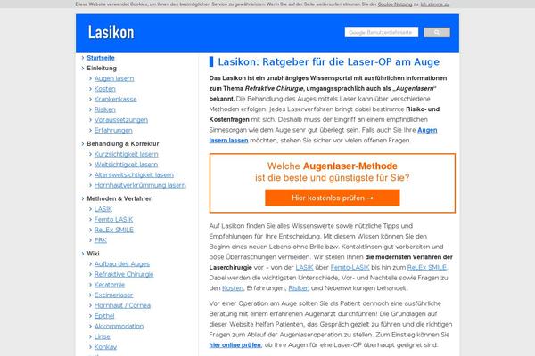 lasikon.de site used Lasikon.de