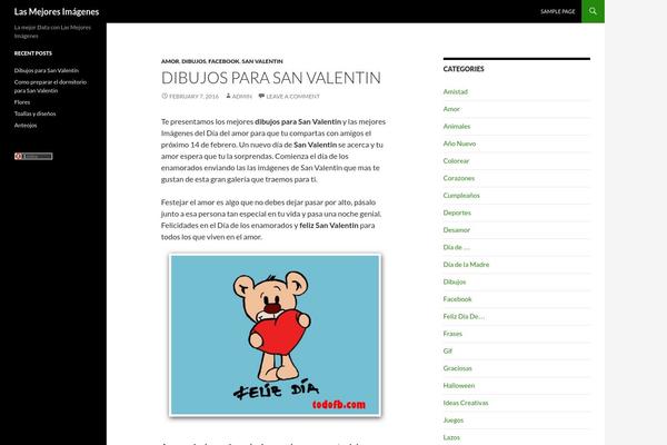 WordPress website example screenshot