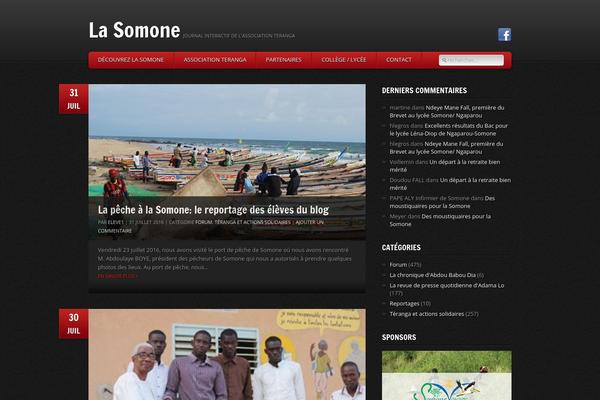 WordPress website example screenshot