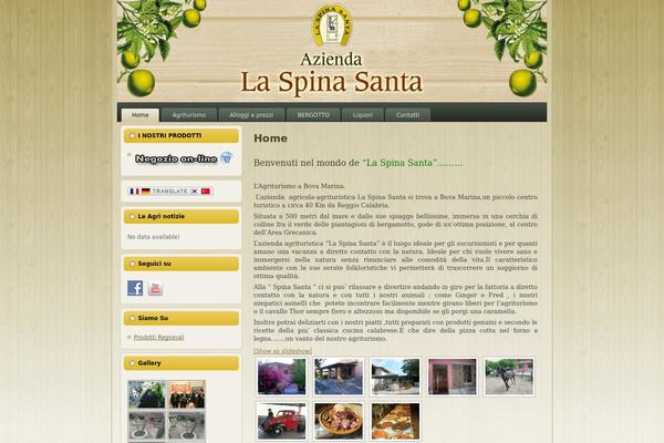laspinasanta.it site used Spinasanta