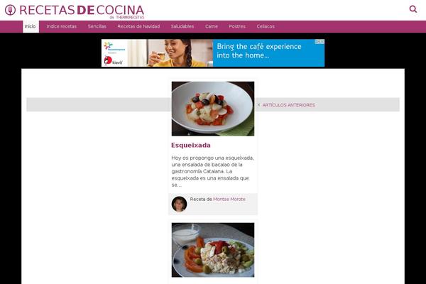 lasrecetascocina.com site used Child-recetas