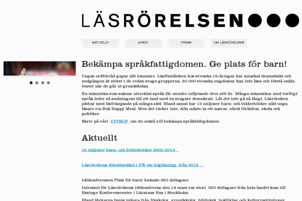 lasrorelsen.nu site used Wordpresscleanish